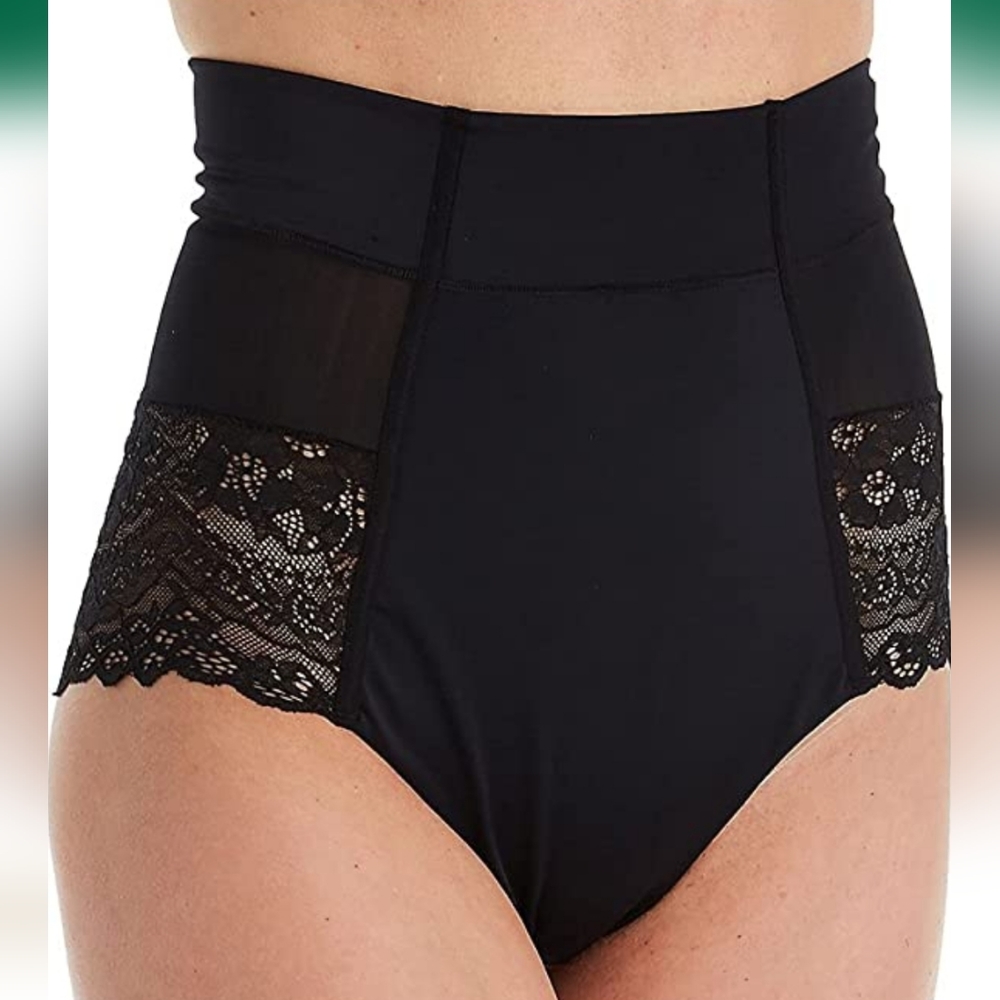 Squeem- Brazilian Flair, Women's Shaping Mid Waist Lace Panties